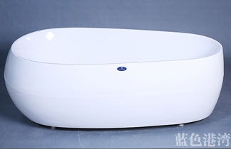 张家港酒店专用椭圆形亚克力浴缸